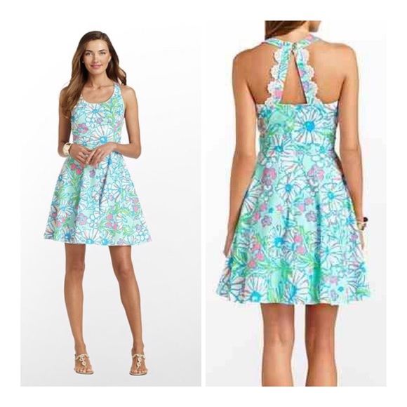 Lilly Pulitzer Other - Lilly Pulitzer Zo Dress Sandbar Blue Splish Splash